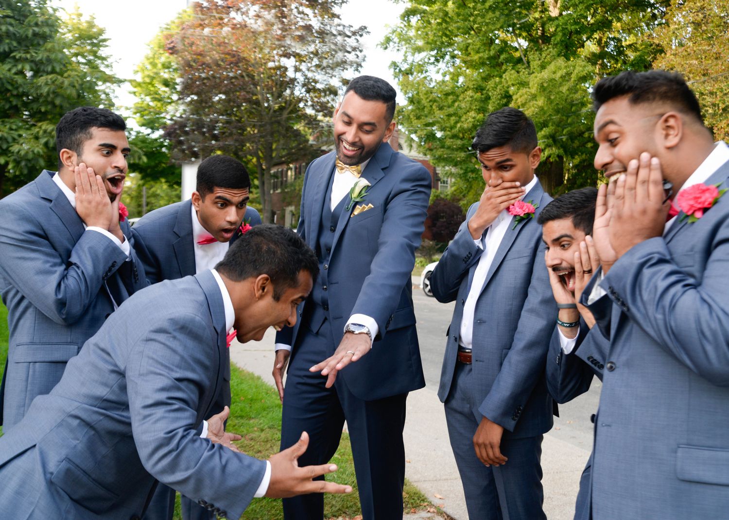 Groomsmen Wedding Photograph